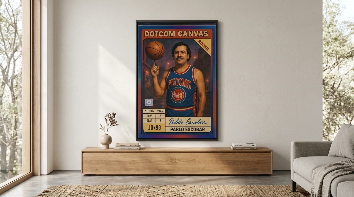 3473 Pablo Escobar canvas banner