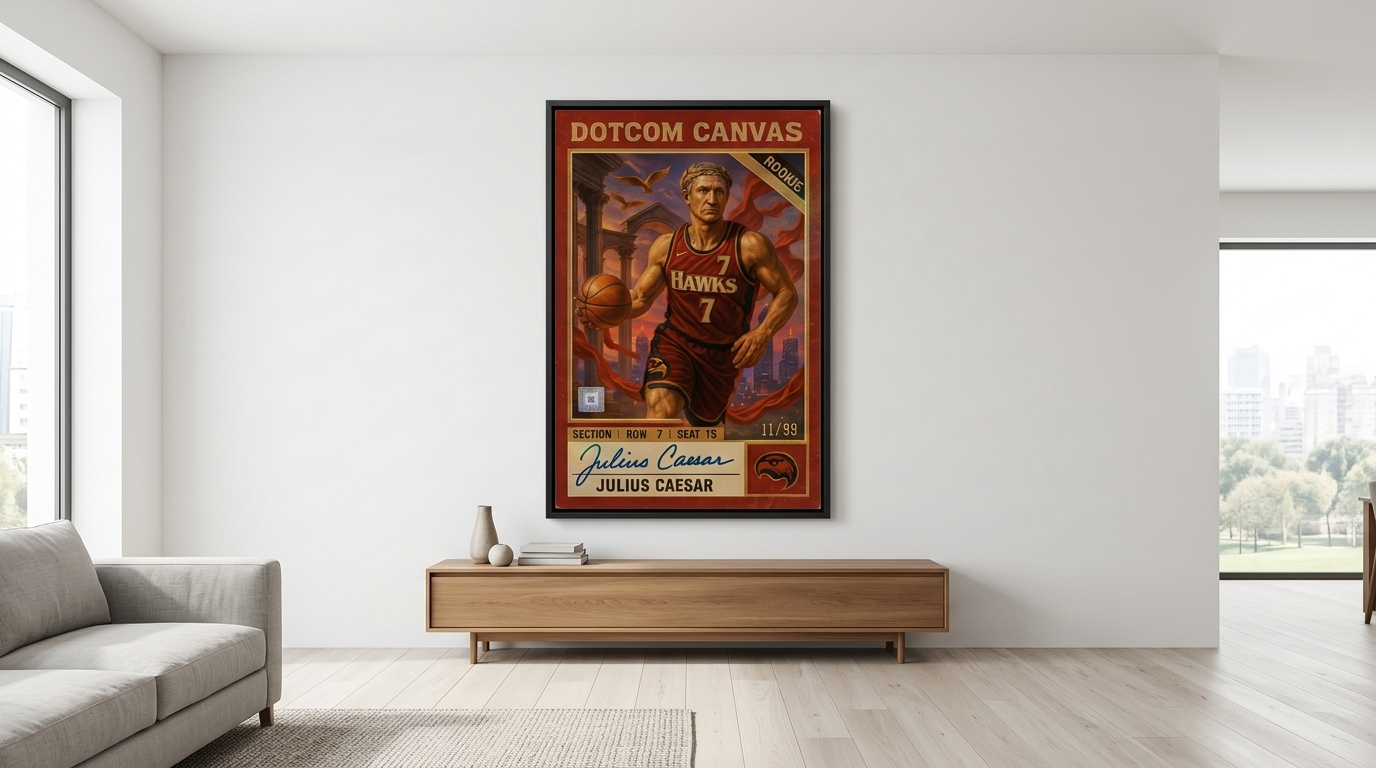 3474 Julius Caesar canvas banner