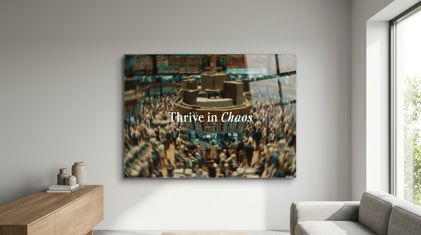 3494 Thrive in Chaos Acrylglas Banner