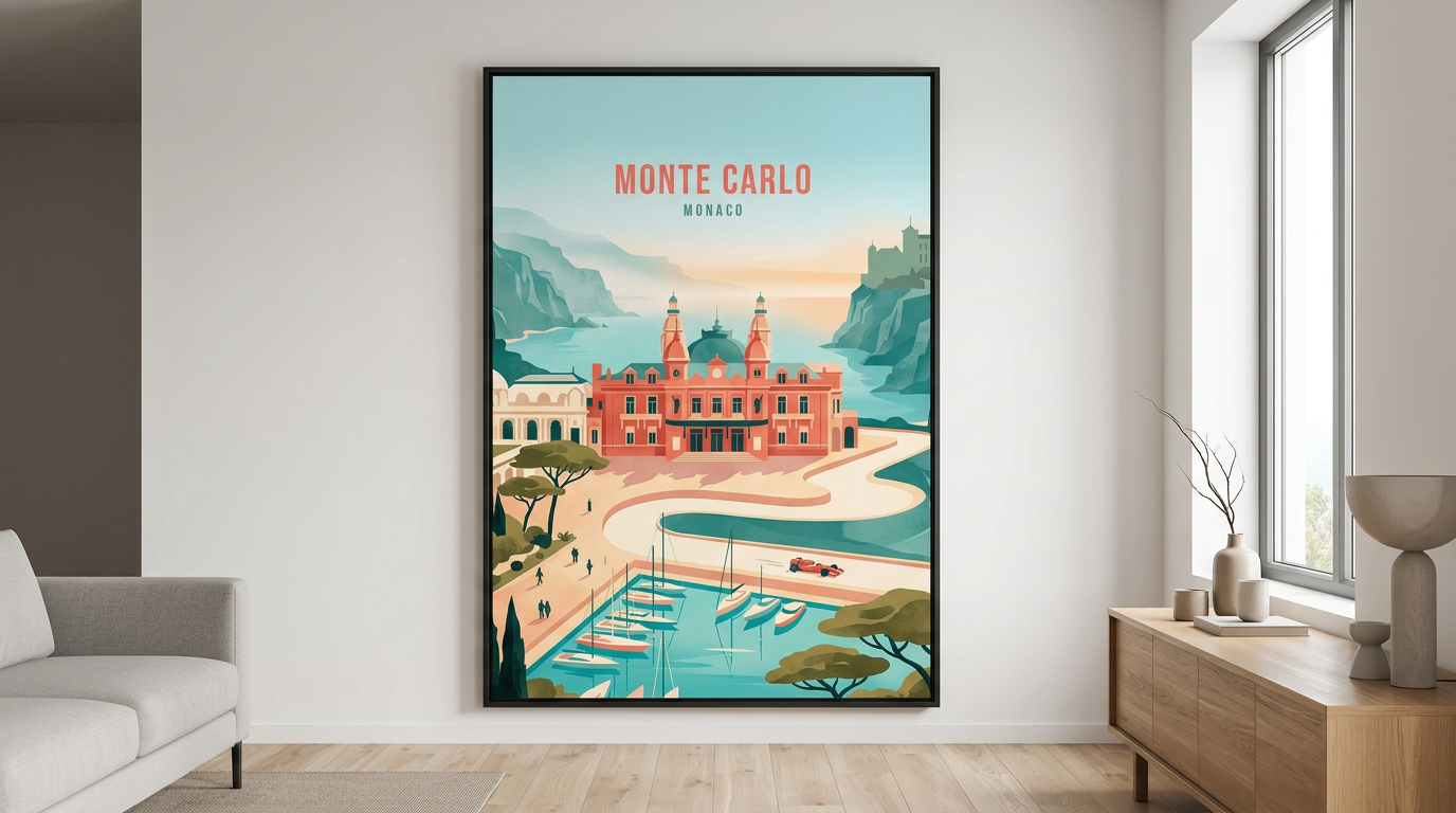 3557 Monte Carlo canvas banner