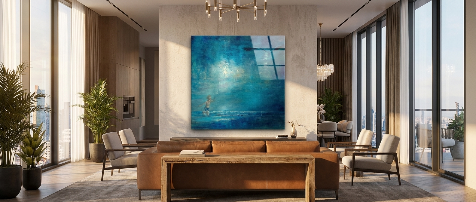 DOTCOMCANVAS Flying Acrylglas Banner