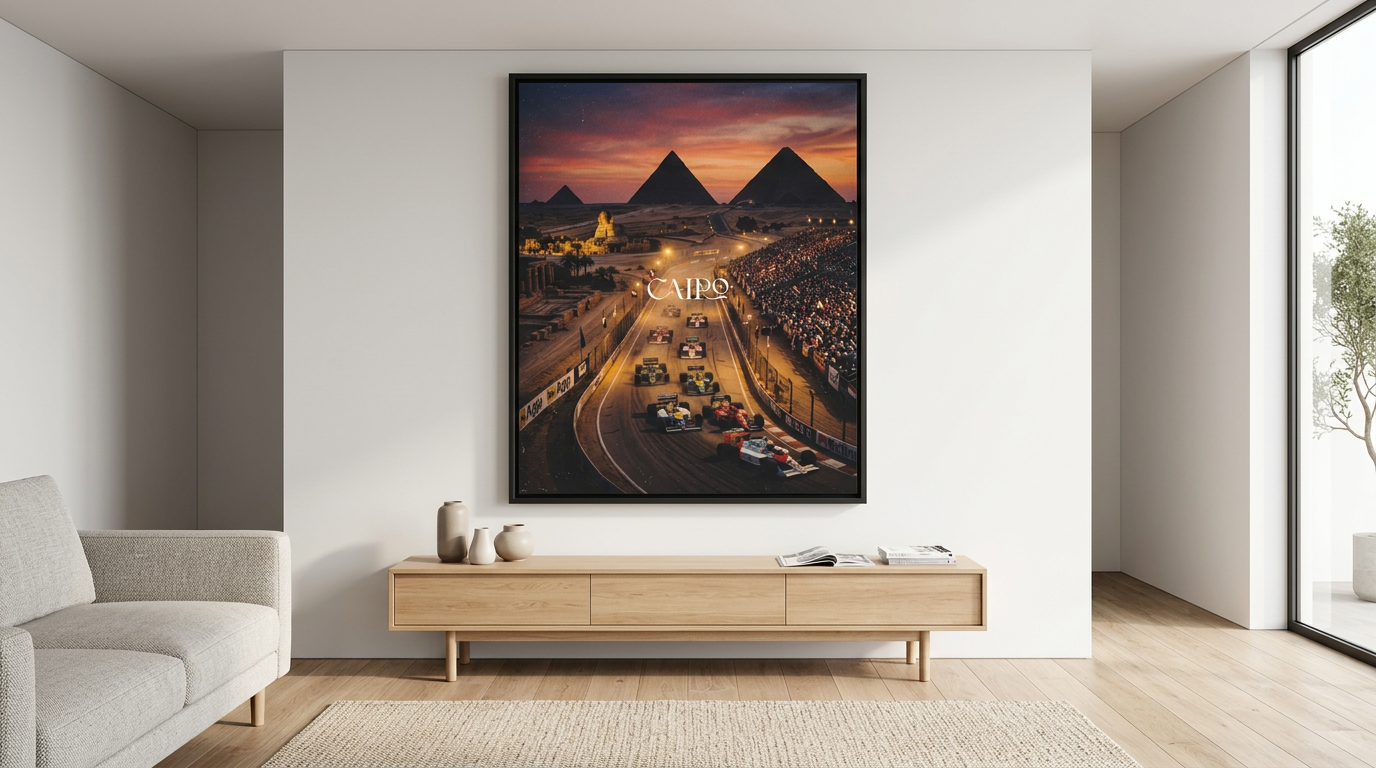 3607 Cairo F1 - Canvas Banner