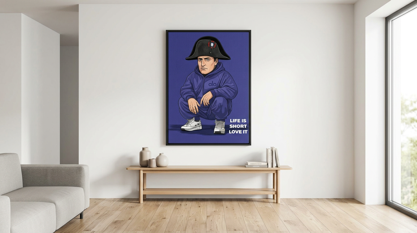 Napoleon Swag Leinwandbild Website Banner