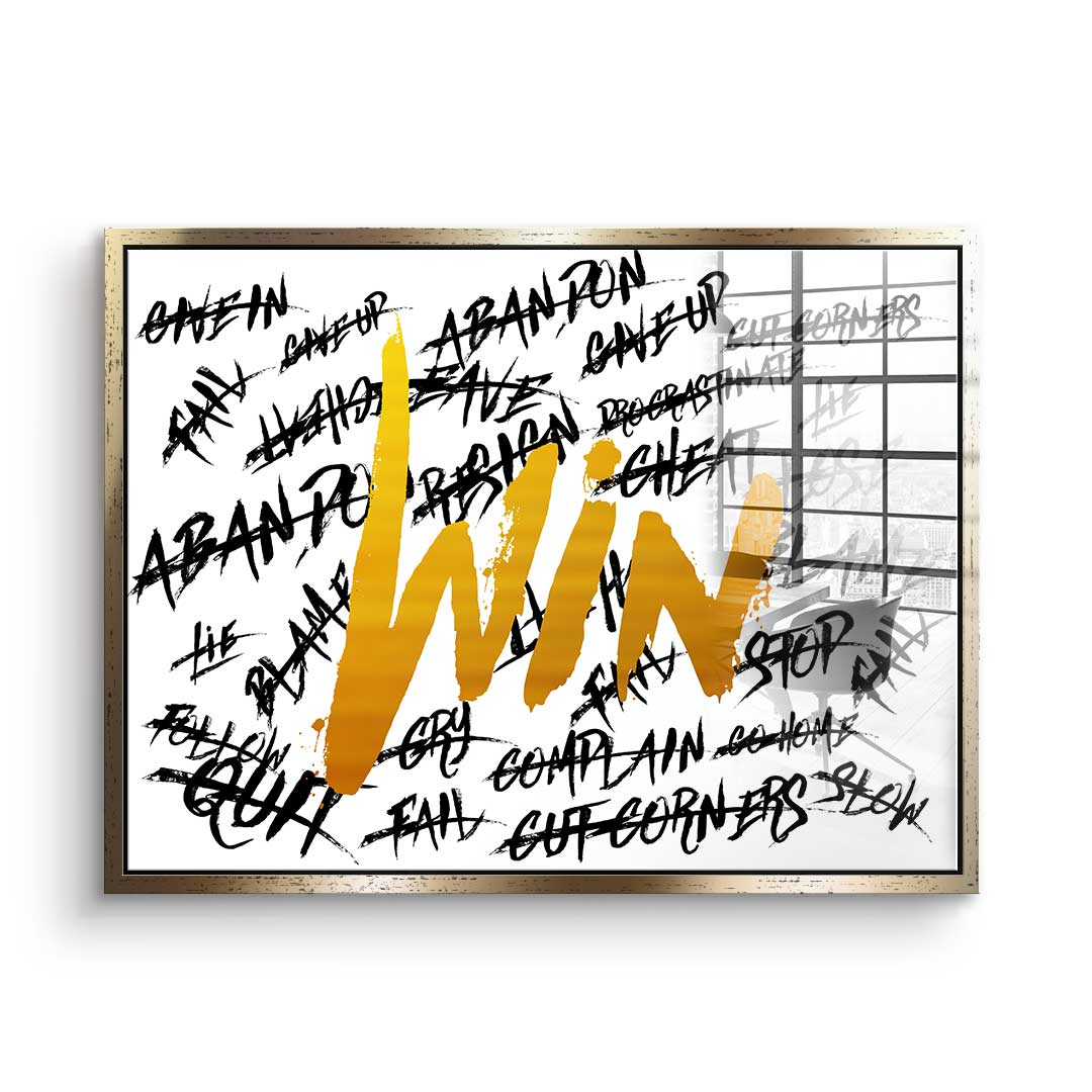 DOTCOMCANVAS 24K Feingold Bild Win - 24K Feingold