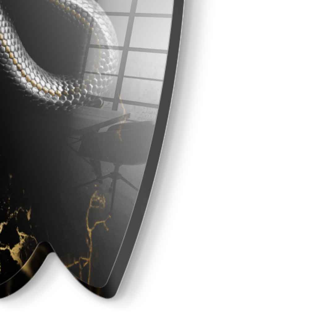DOTCOMCANVAS 24K Feingold Bild Surfboard Luxury Snake - 24K Feingold