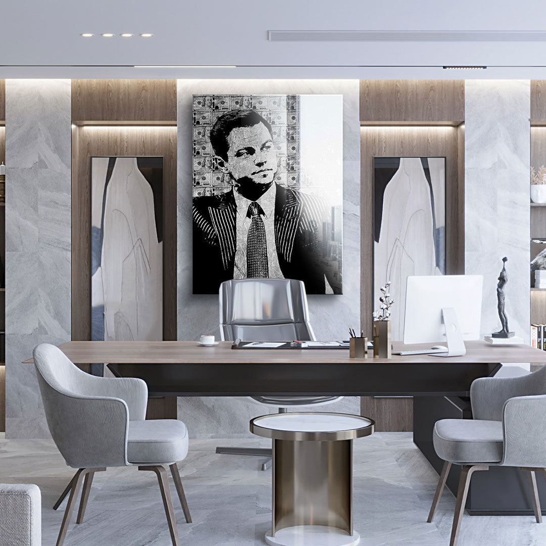 DOTCOMCANVAS 24K Feingold Bild RICH ATTITUDE - 24K Feingold