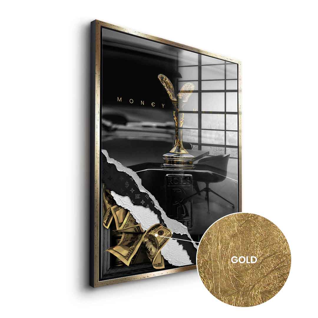 DOTCOMCANVAS 24K Feingold Bild Money Maker - 24K Feingold