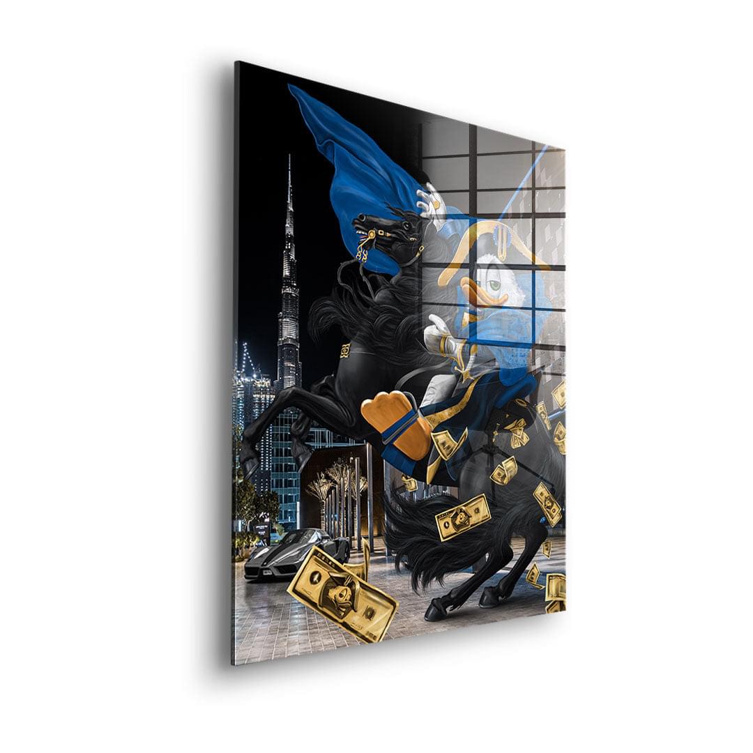 DOTCOMCANVAS 24K Feingold Bild $ELFMADE DUCK #DUBAI - 24K Feingold