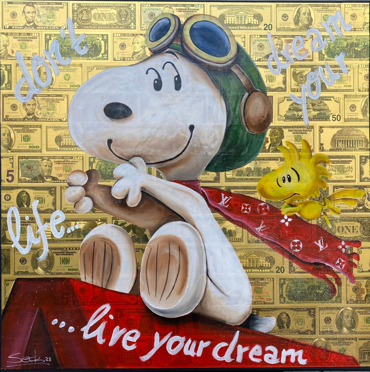 Dont Dream your Life – Original-Gemälde von Sabrina Seck