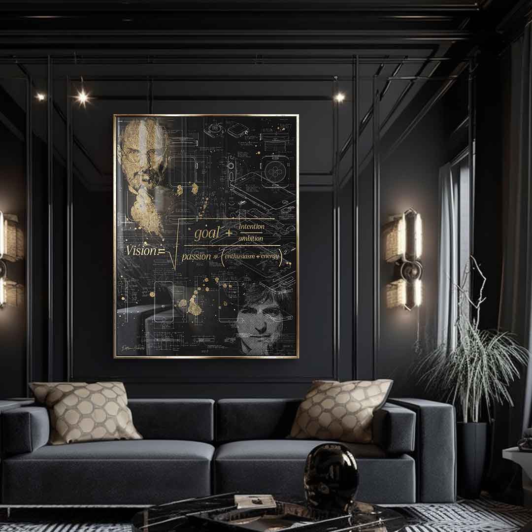 DOTCOMCANVAS 24K Feingold Bild Vision - 24K Feingold