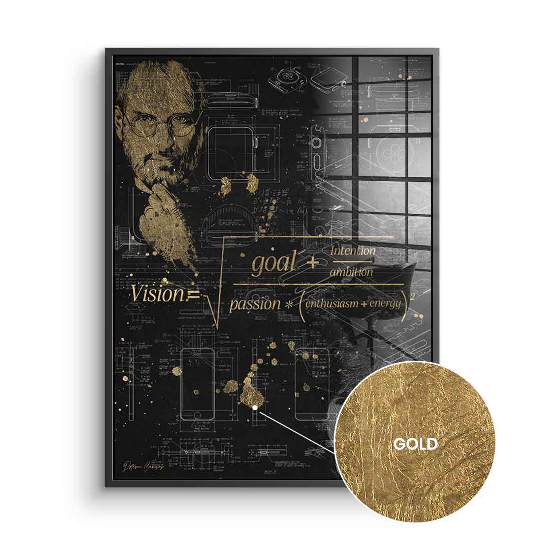 DOTCOMCANVAS 24K Feingold Bild Vision - 24K Feingold