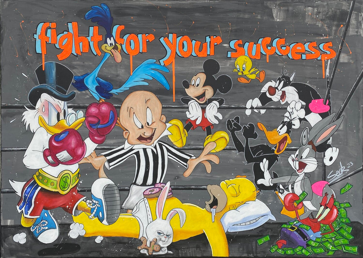 Fight for your success – Original-Gemälde von Sabrina Seck