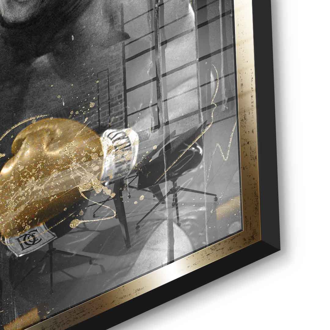 DOTCOMCANVAS 24K Feingold Bild Billionaire Fight - 24K Feingold