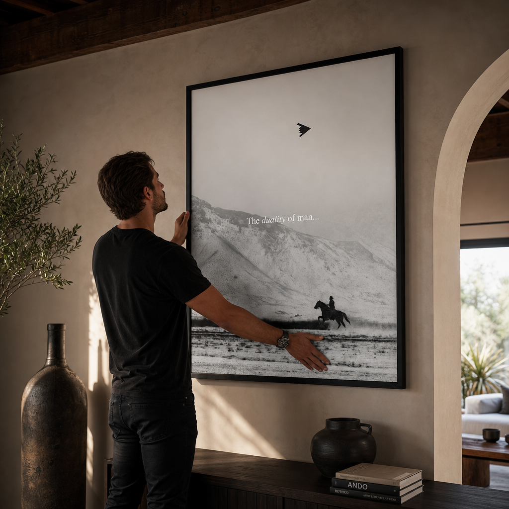 DOTCOMCANVAS® The duality of man - Roomshot