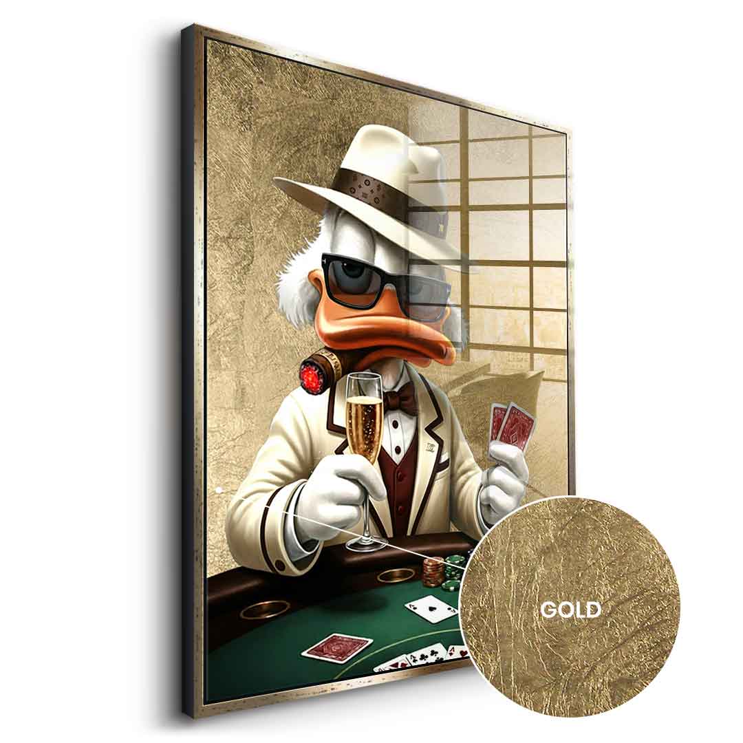 DOTCOMCANVAS 24K Feingold Bild Poker Night - 24K Feingold