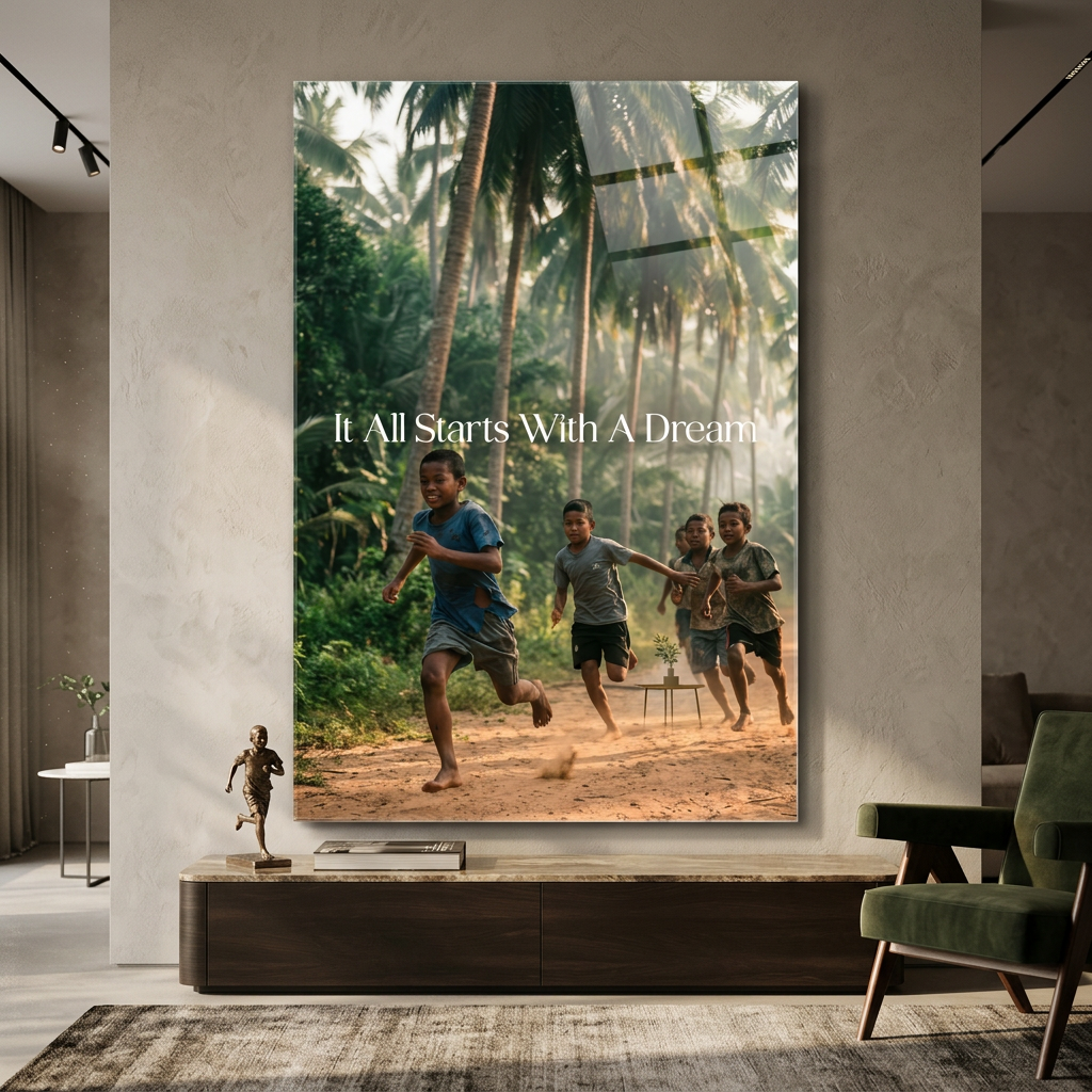 DOTCOMCANVAS 3632 Acryl Raum-Mockup