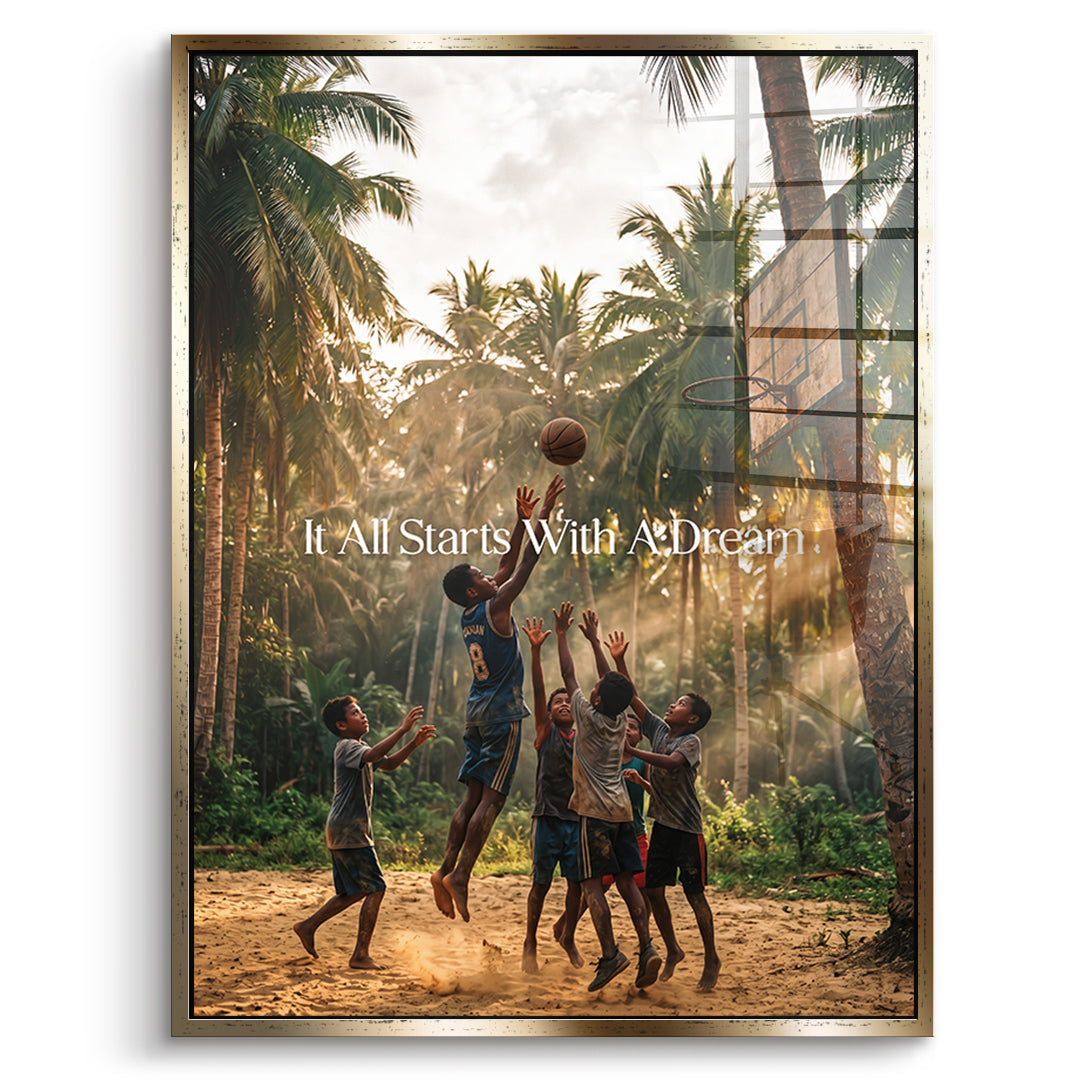 Dream Basketball Acryl front gf
