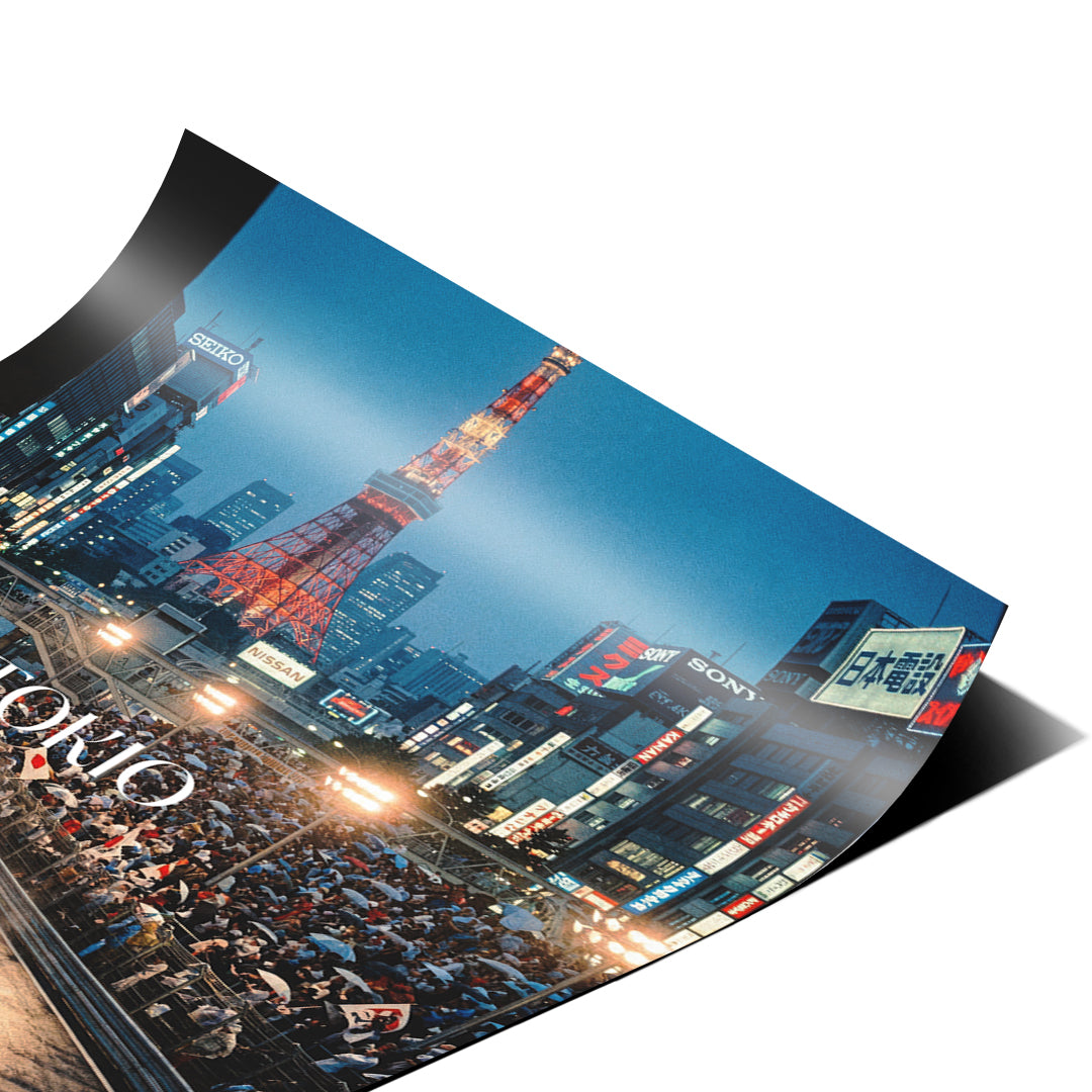 DOTCOMCANVAS Tokyo F1 Poster Corner Detail 2