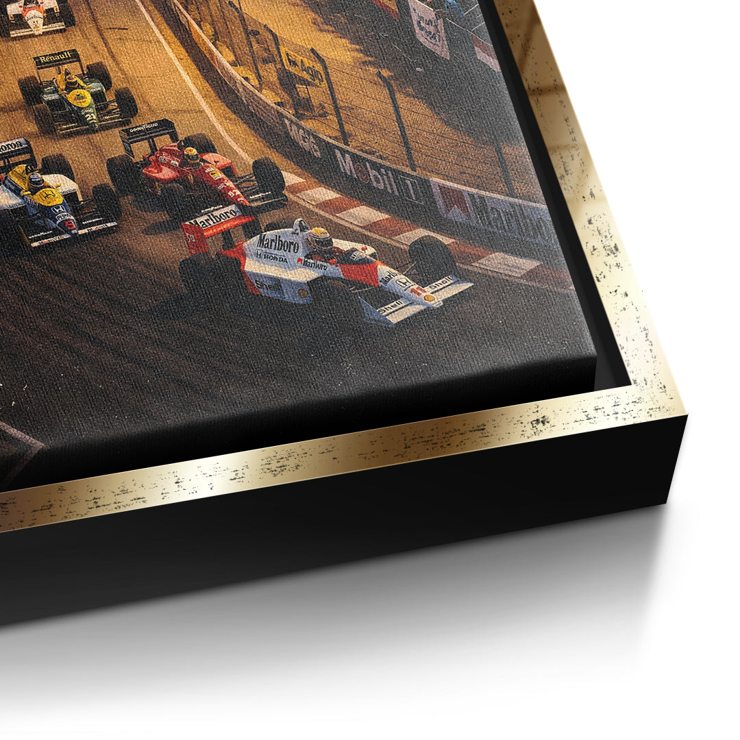DOTCOMCANVAS Cairo F1 Leinwandbild Detail gold
