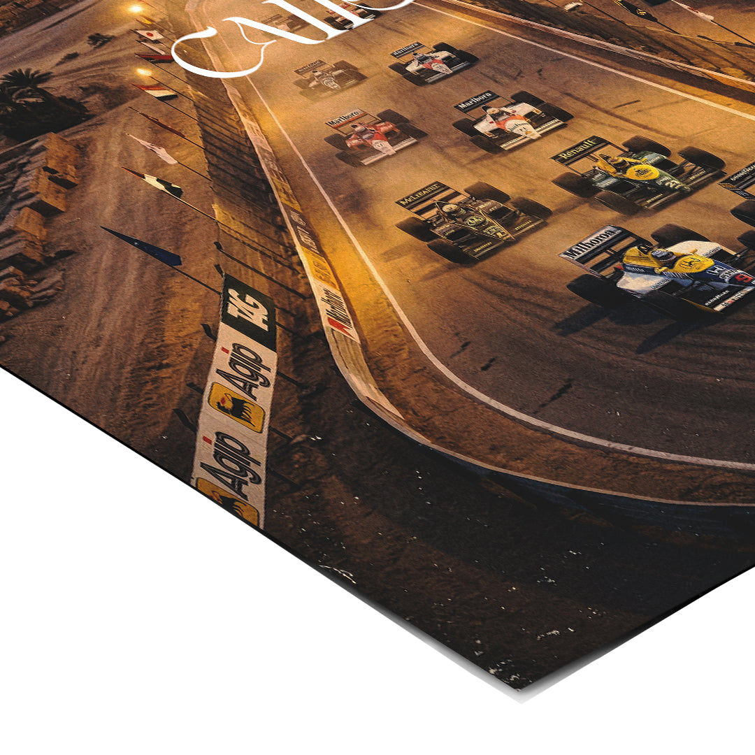 DOTCOMCANVAS Cairo F1 Poster Corner Detail