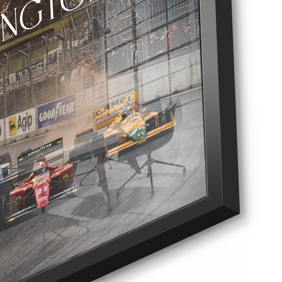 DOTCOMCANVAS Washington F1 Acrylglasbild Detail schwarz