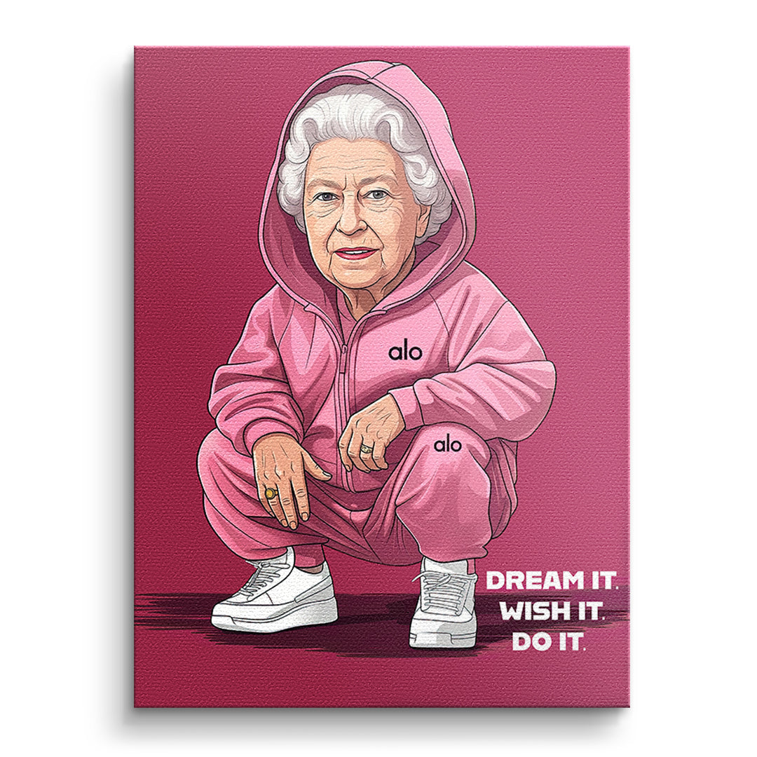 Queen Elizabeth Swag Leinwandbild