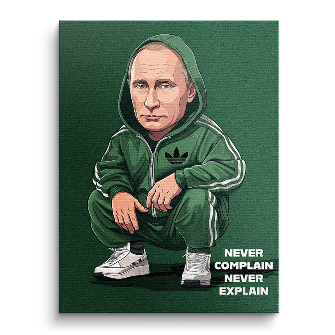 Putin Swag Leinwandbild ohne Rahmen