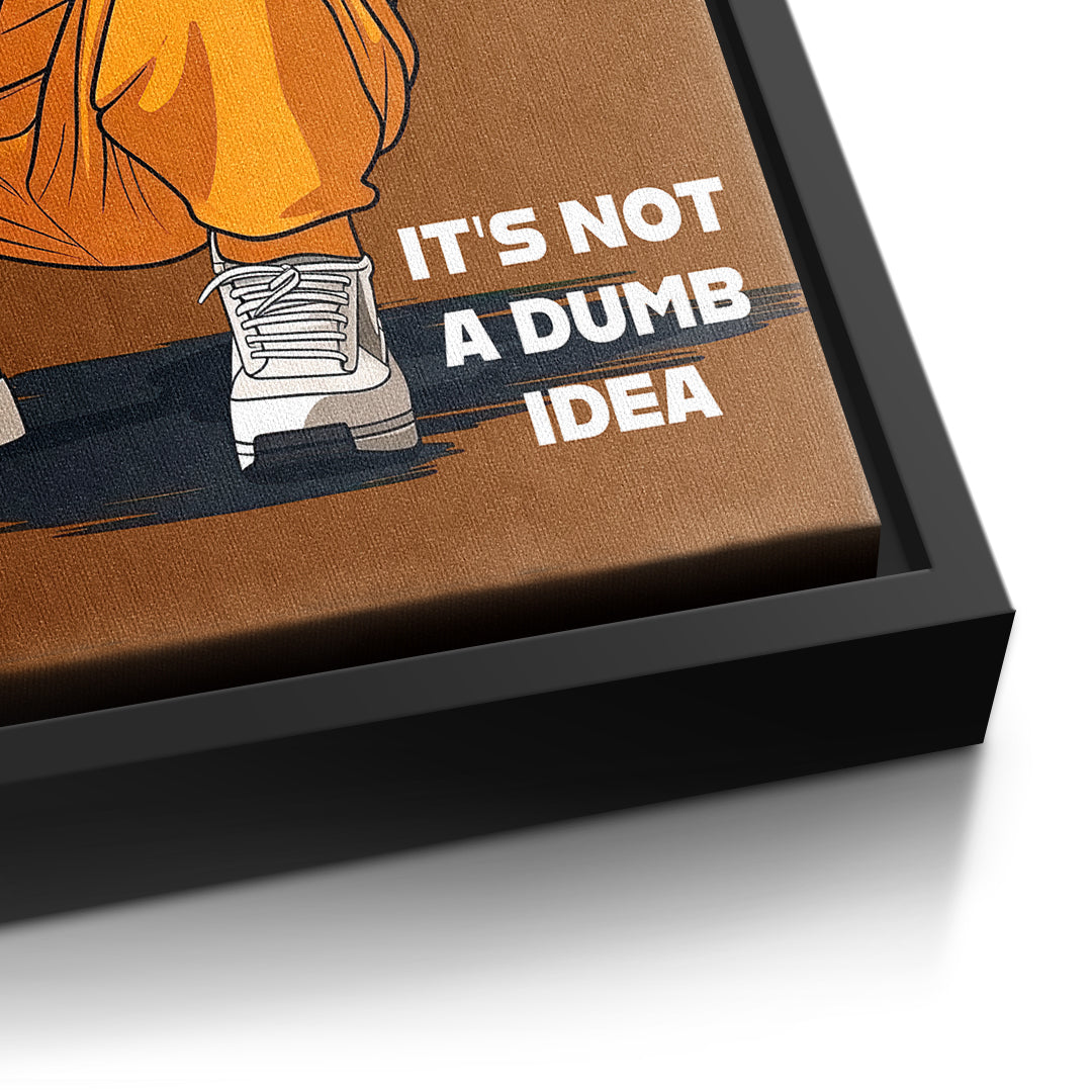 DOTCOMCANVAS Jeff Bezos Swag Leinwandbild Detail mit schwarzem Rahmen
