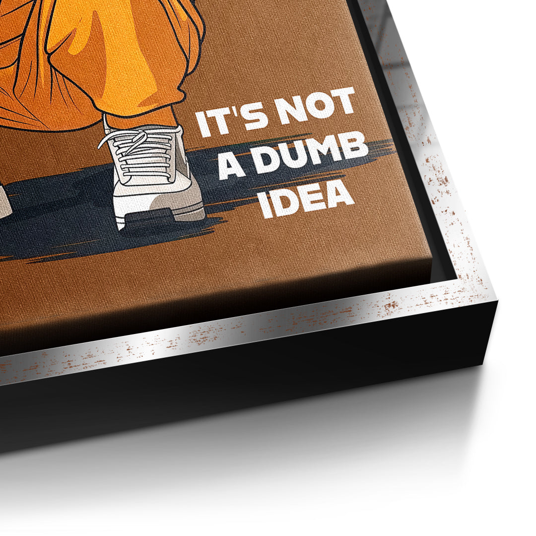 DOTCOMCANVAS Jeff Bezos Swag Leinwandbild Detail mit silbernem Rahmen