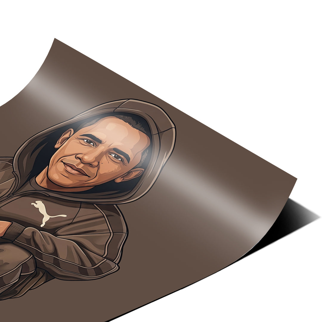DOTCOMCANVAS Obama Swag Poster Corner-Detail