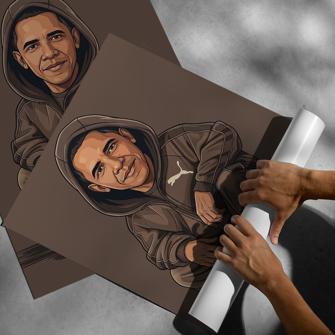 DOTCOMCANVAS Obama Swag Poster Rolle