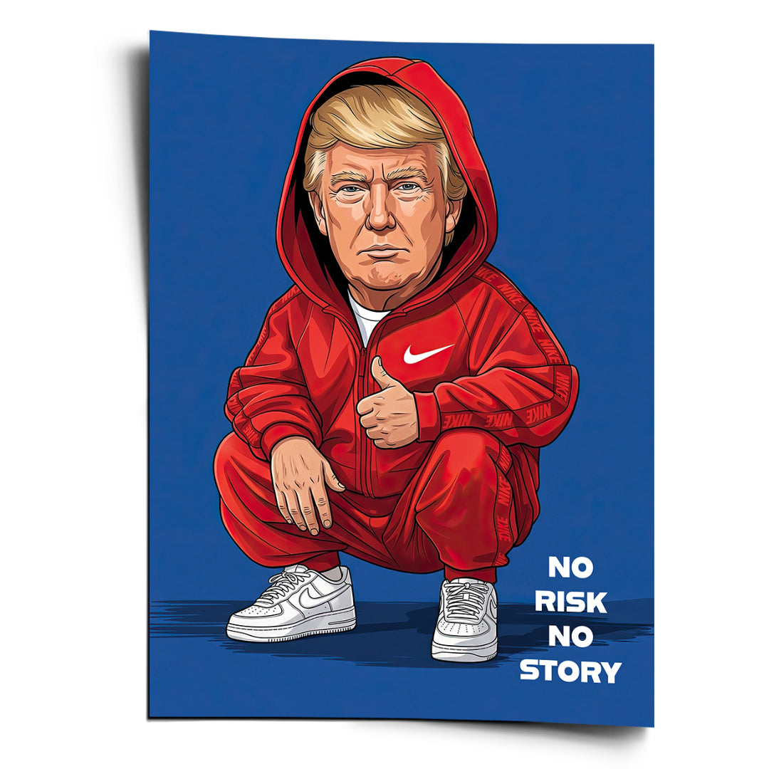 DOTCOMCANVAS Trump Swag Poster Vorderansicht