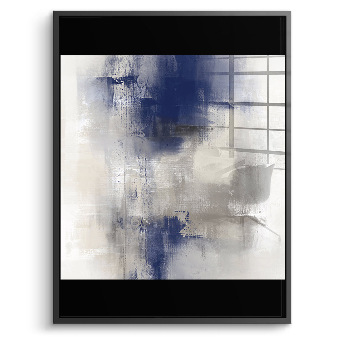 DOTCOMCANVAS Something Acrylglasbild front Schwarzer Rahmen