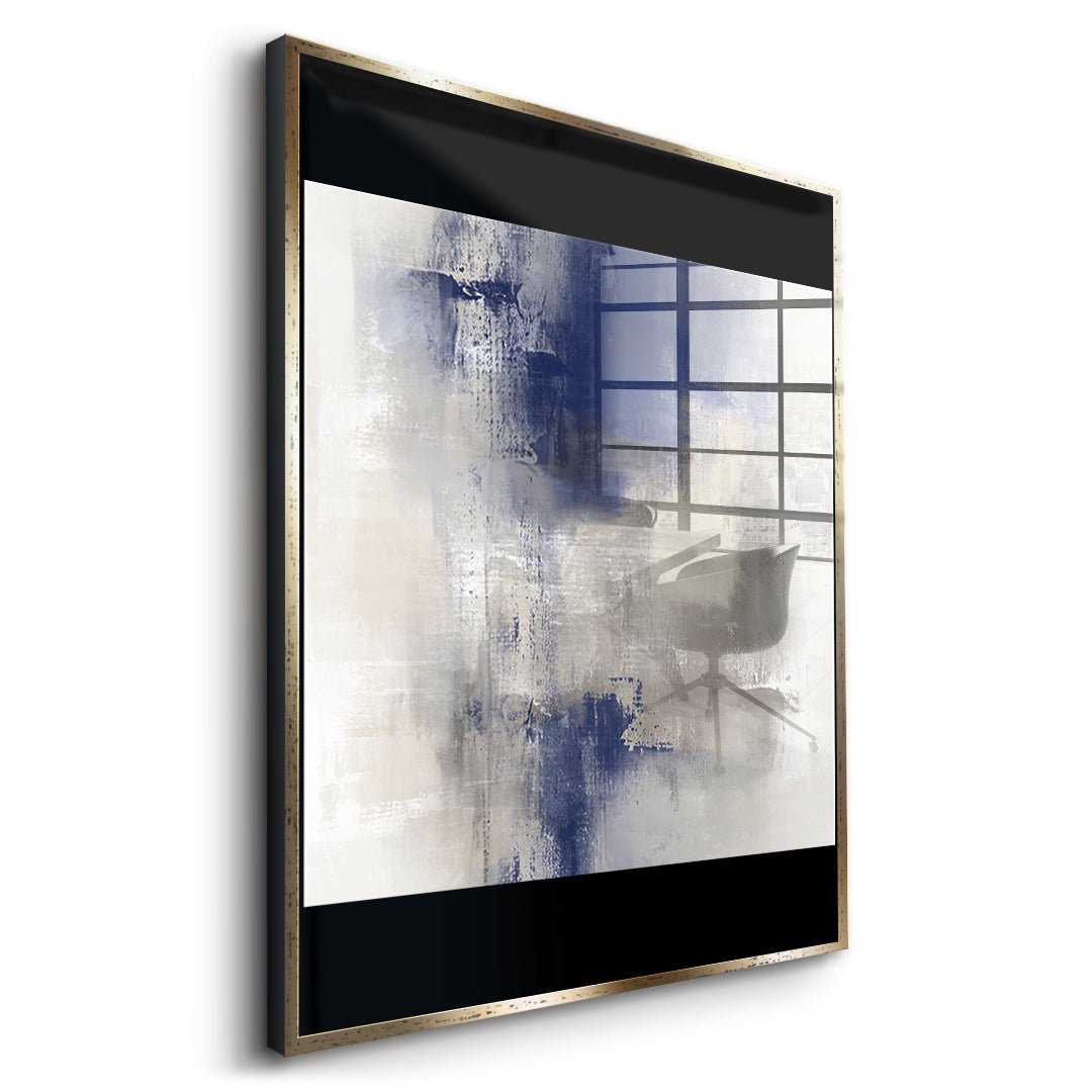 DOTCOMCANVAS Something Acrylglasbild side Goldener Rahmen