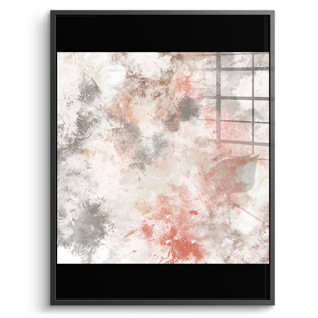 DOTCOMCANVAS Still, not empty Acrylglasbild Vorderansicht Schwarzer Rahmen