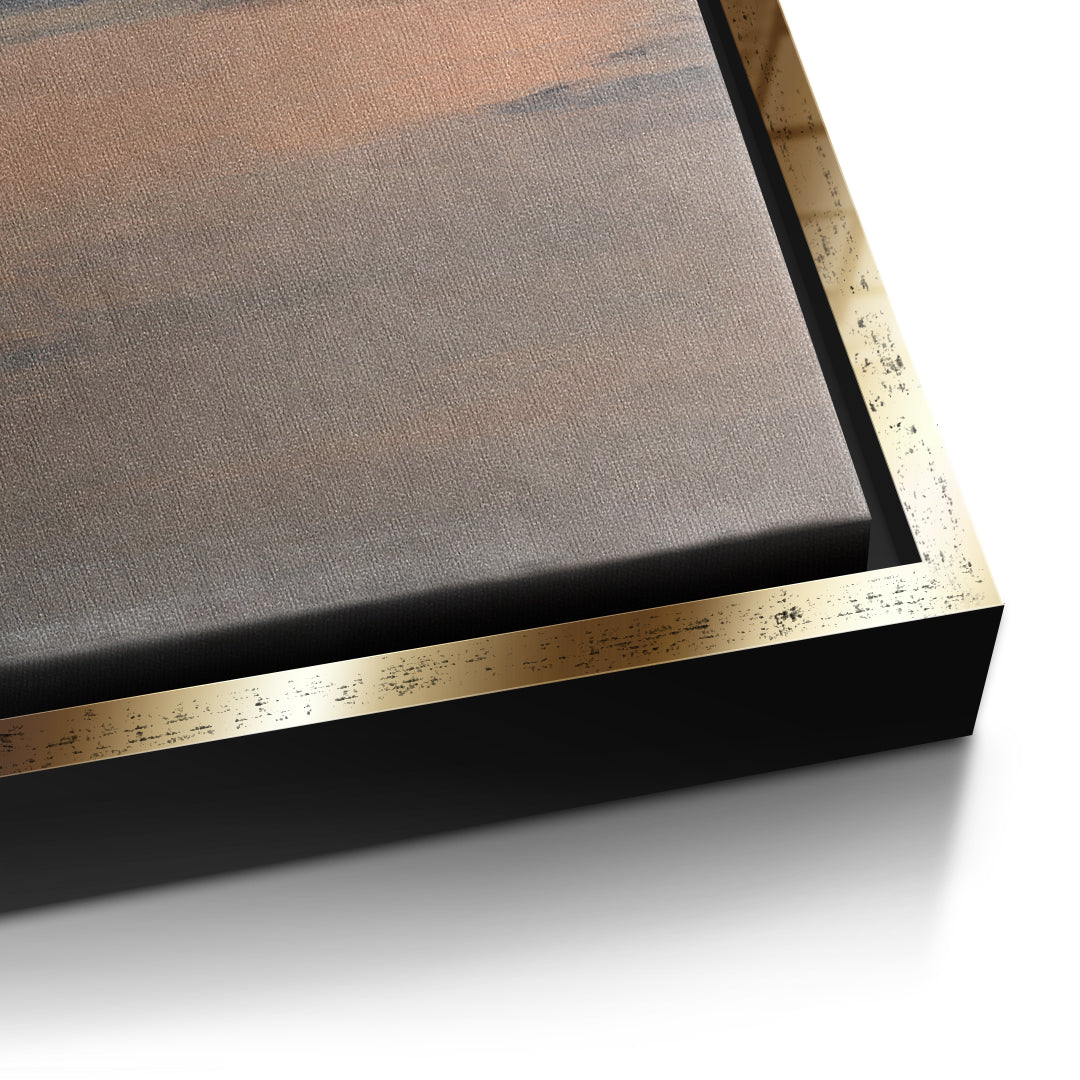 DOTCOMCANVAS Porto Rico Leinwandbild Detailansicht mit goldenem Rahmen