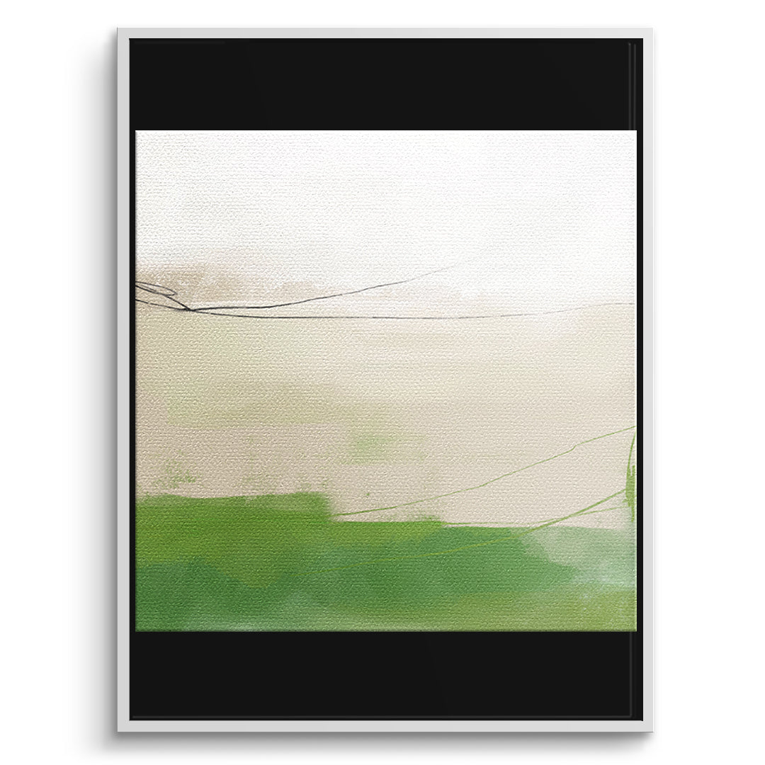 DOTCOMCANVAS What stayed Leinwandbild front Weißer Rahmen
