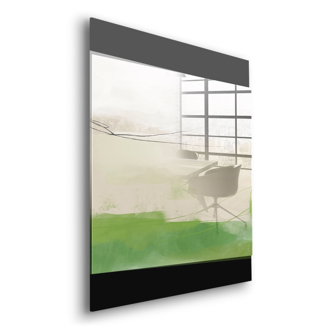 DOTCOMCANVAS What stayed Acrylglasbild side ohne Rahmen
