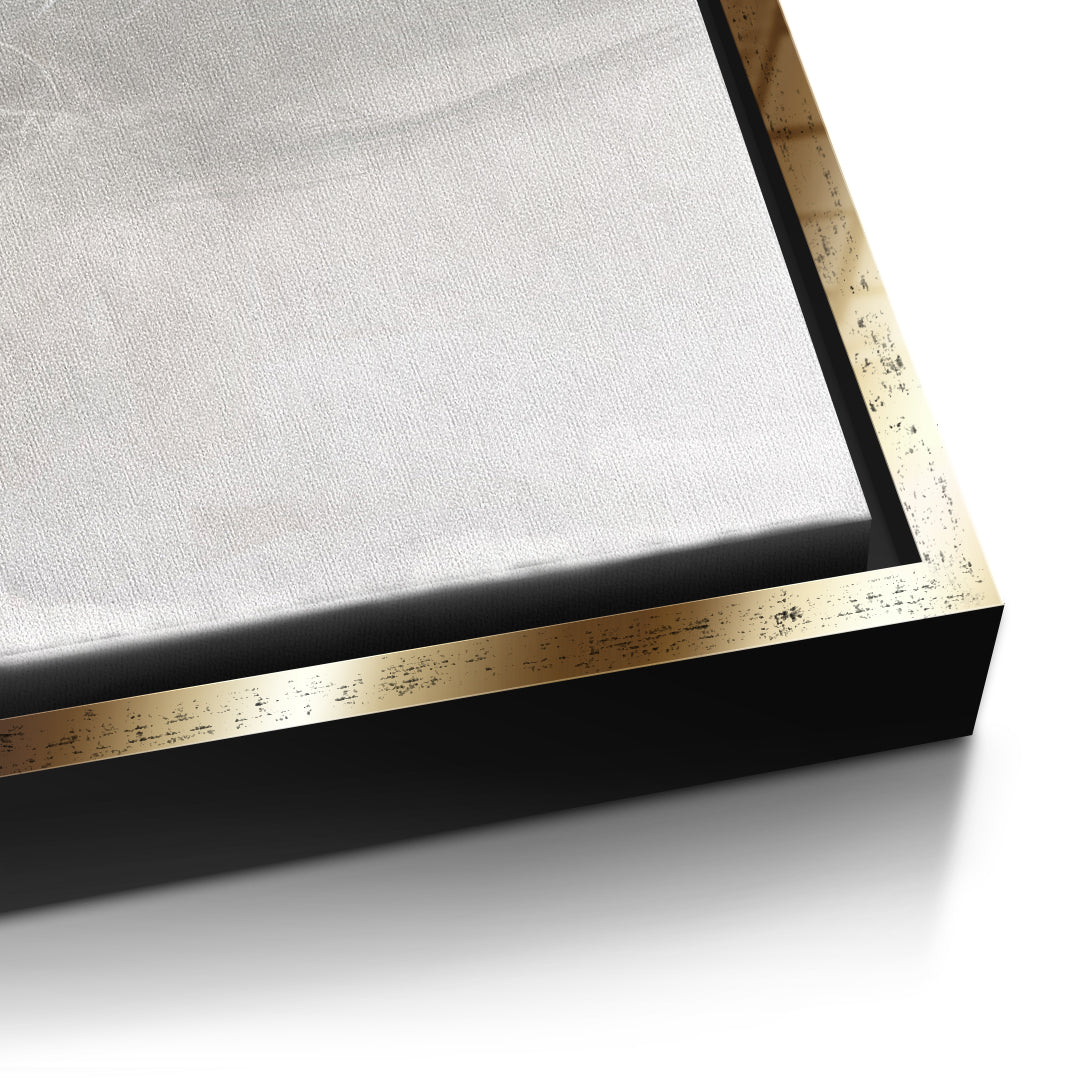 DOTCOMCANVAS Close To My Chest 02 Leinwandbild Detailansicht Gold