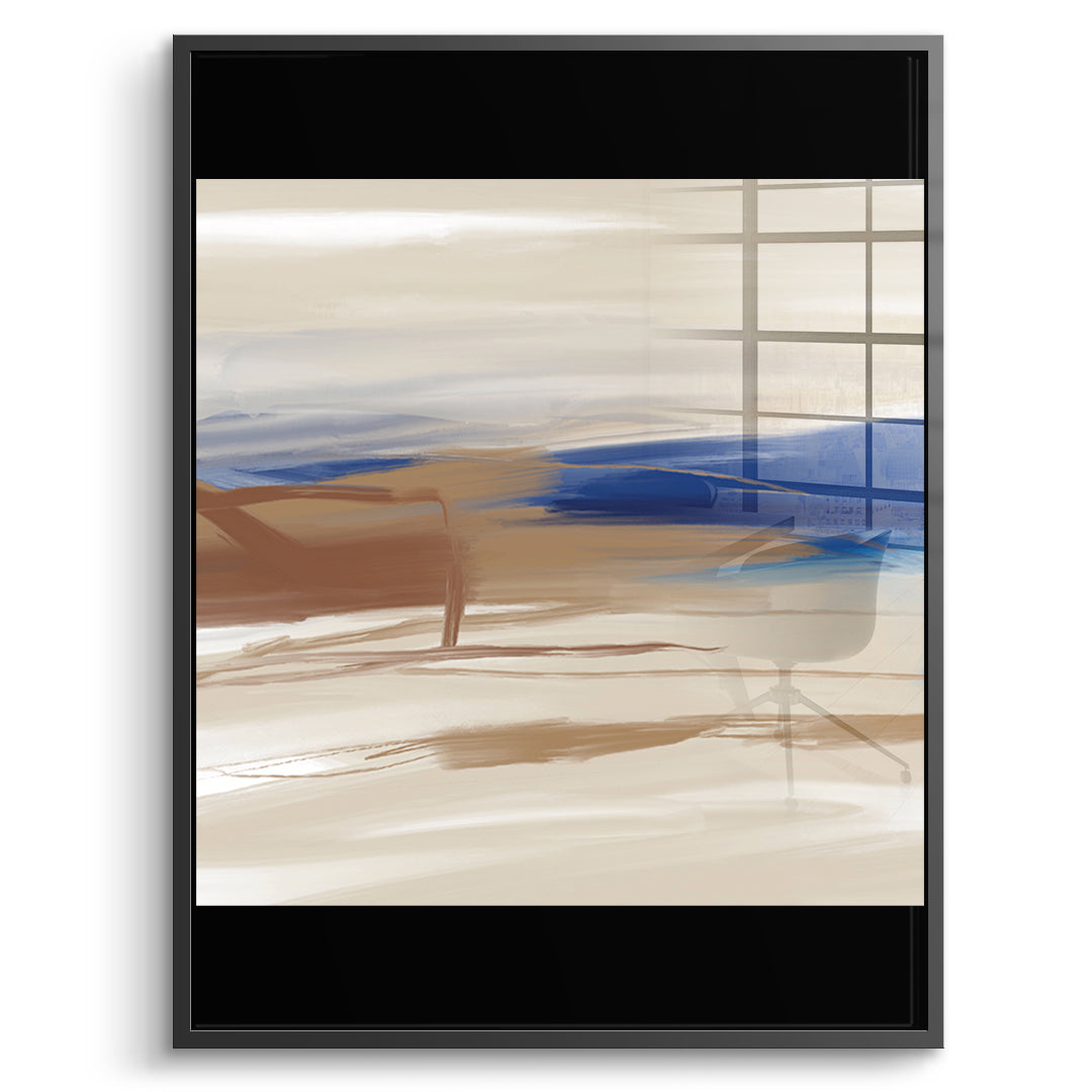 DOTCOMCANVAS A gentle after Acrylglasbild Vorderansicht schwarzer Rahmen
