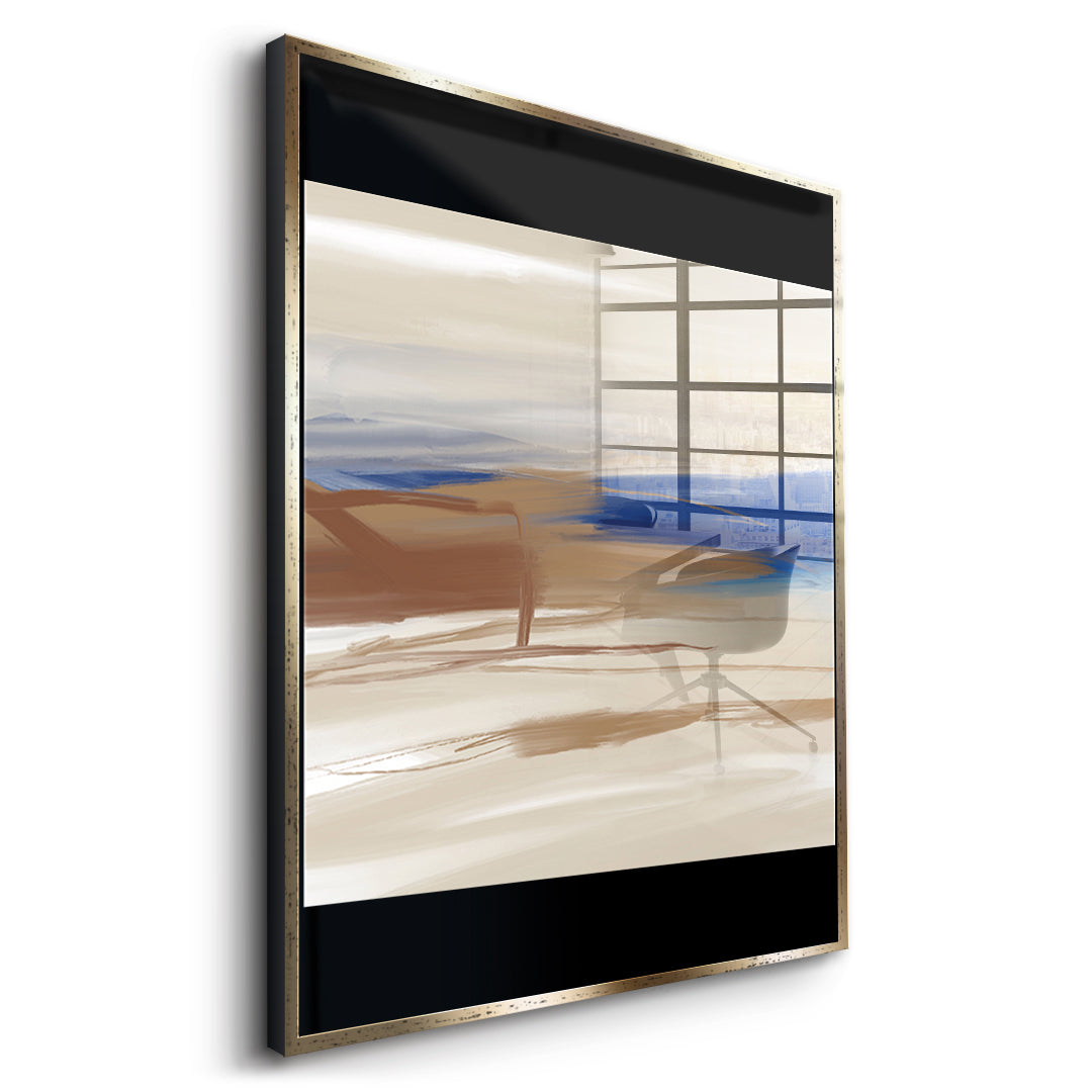 DOTCOMCANVAS A gentle after Acrylglasbild Seitenansicht goldener Rahmen