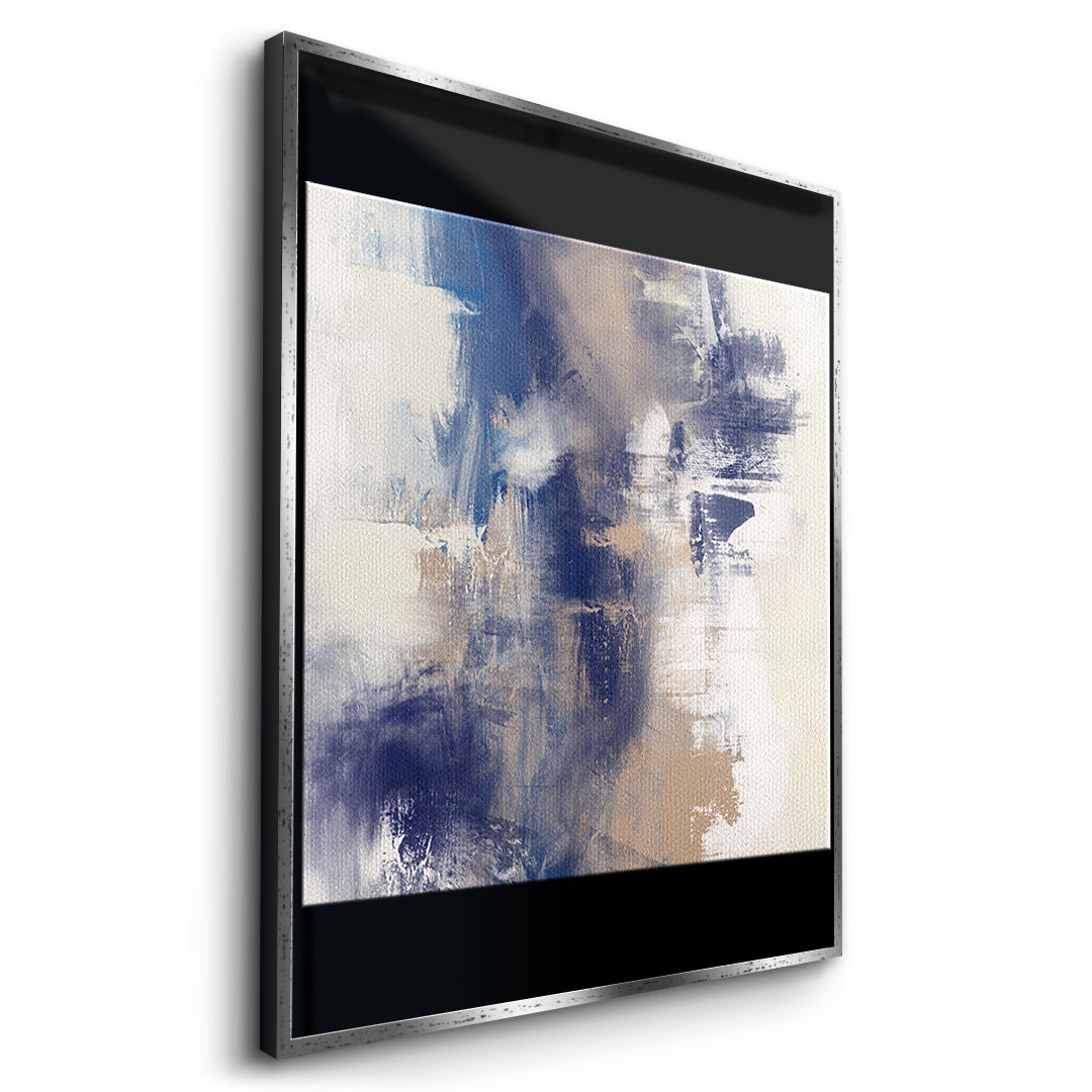 DOTCOMCANVAS A pause that breathed Leinwandbild Seitenansicht silberner Rahmen