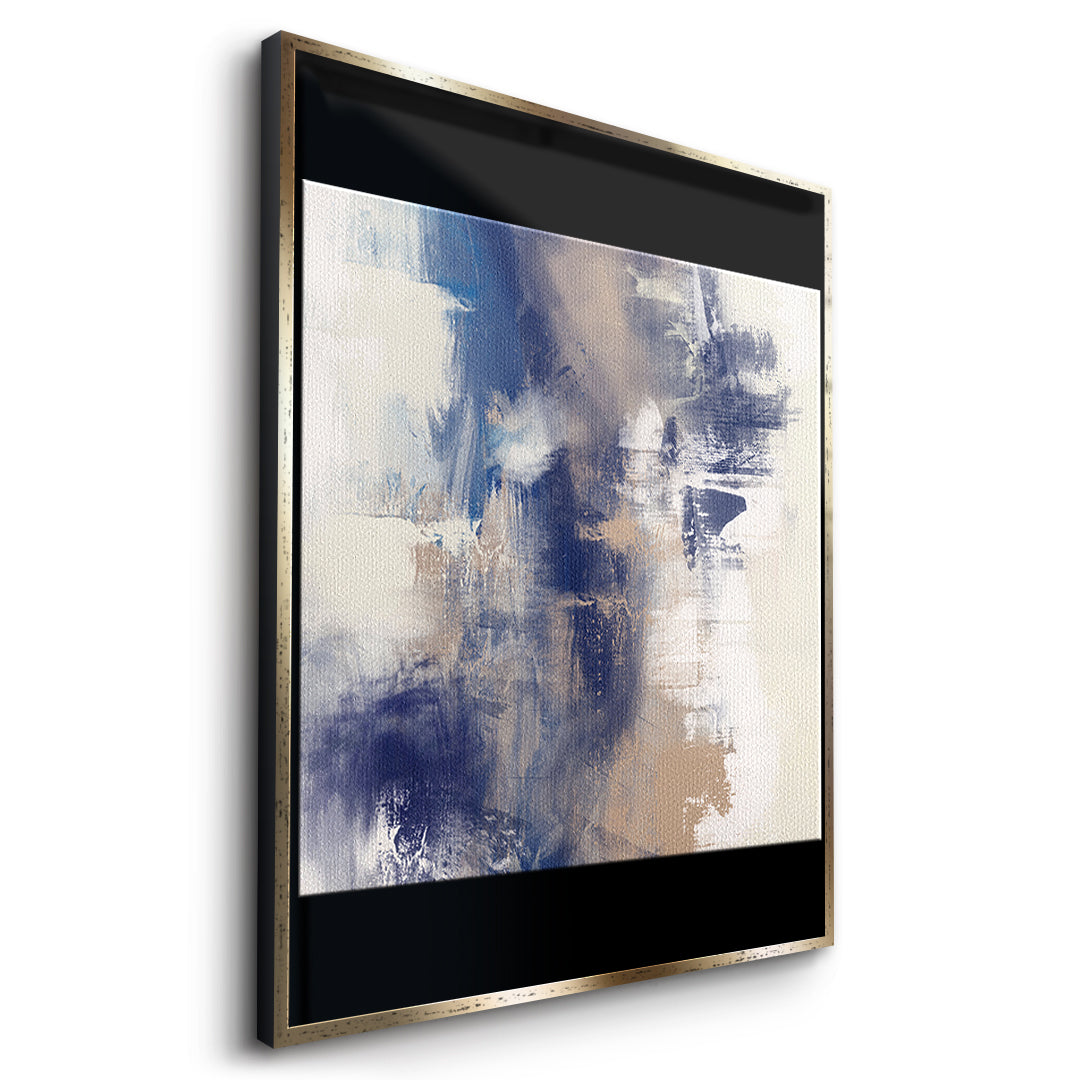 DOTCOMCANVAS A pause that breathed Leinwandbild Seitenansicht goldener Rahmen
