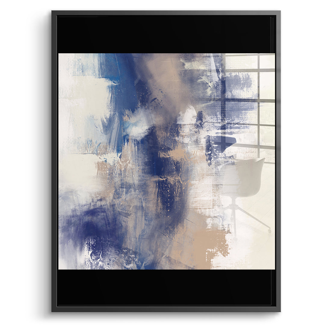 DOTCOMCANVAS A pause that breathed Acrylglasbild Vorderansicht schwarzer Rahmen