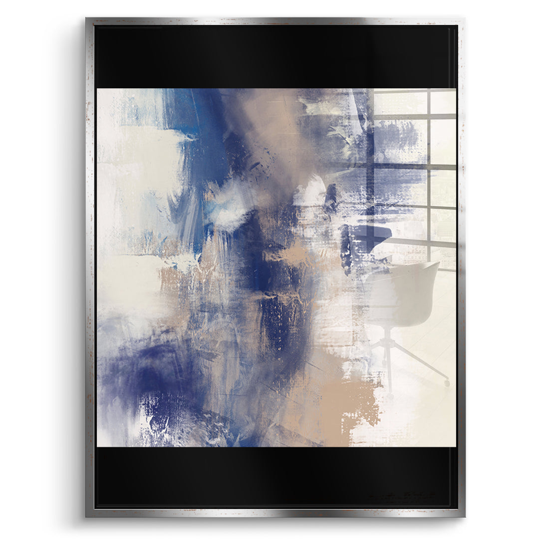 DOTCOMCANVAS A pause that breathed Acrylglasbild Vorderansicht silberner Rahmen