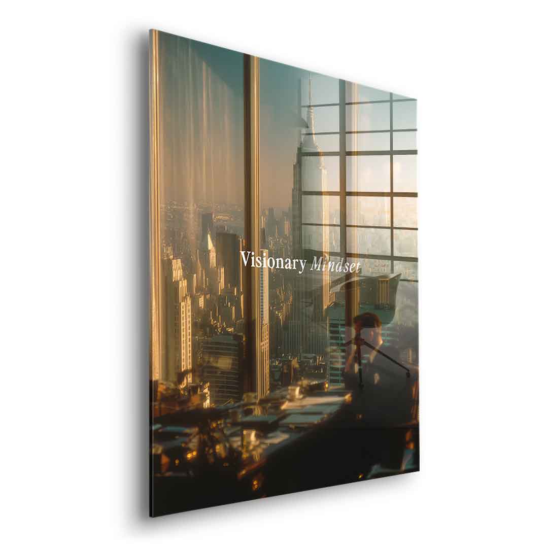 DOTCOMCANVAS® Visionary Mindset Acrylglas – Zertifikat