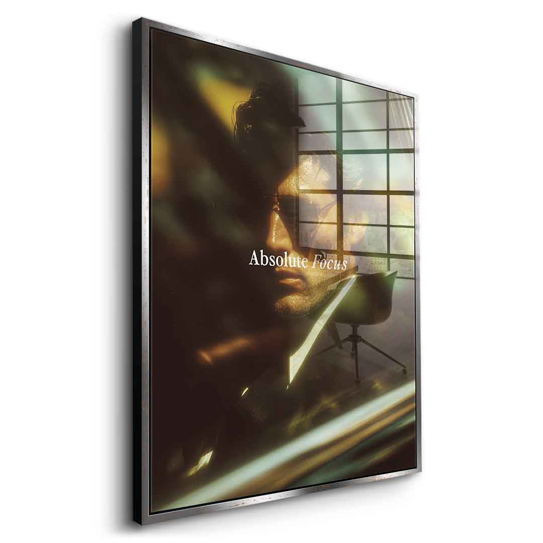 DOTCOMCANVAS® Absolute Focus Acrylglas – Detailansicht