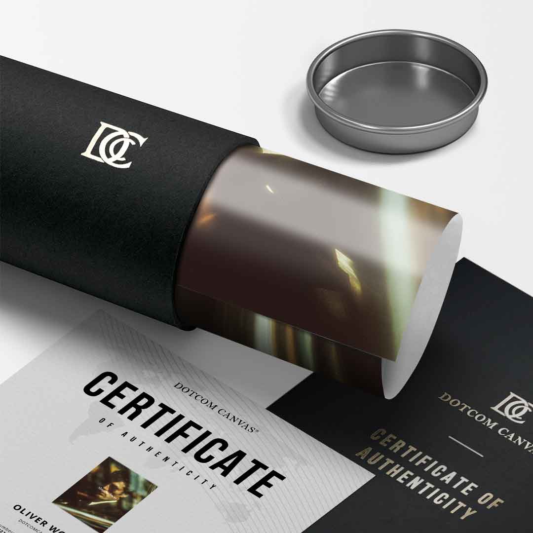 DOTCOMCANVAS® Absolute Focus Poster – In Versandröhre
