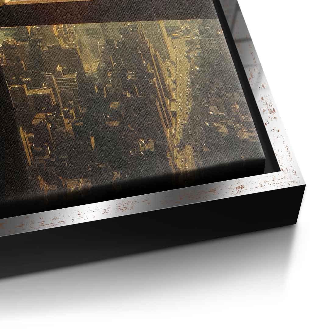 DOTCOMCANVAS Timeless Ambition Leinwandbild Detailansicht silber