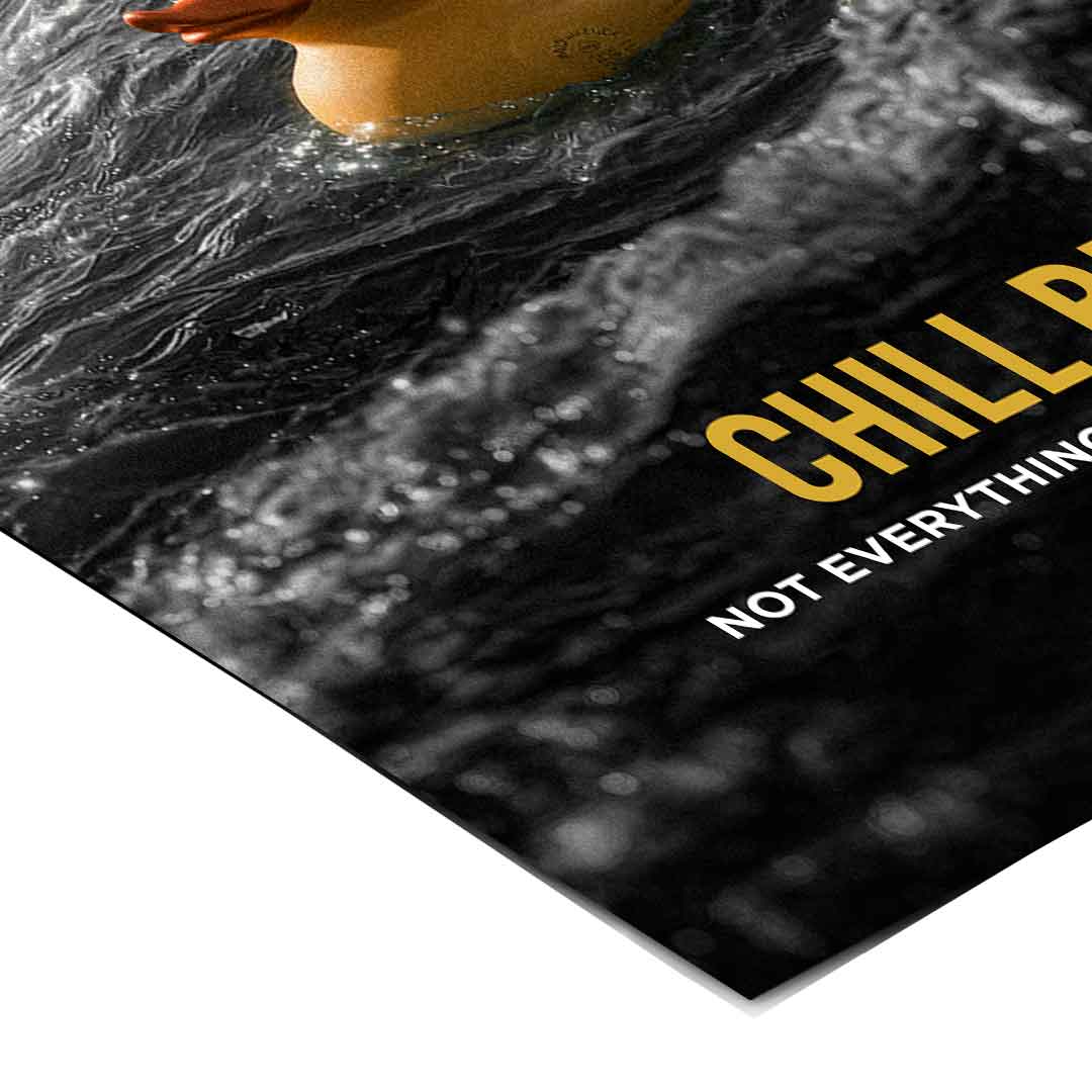 Ecken-Detail Poster Chill Bro